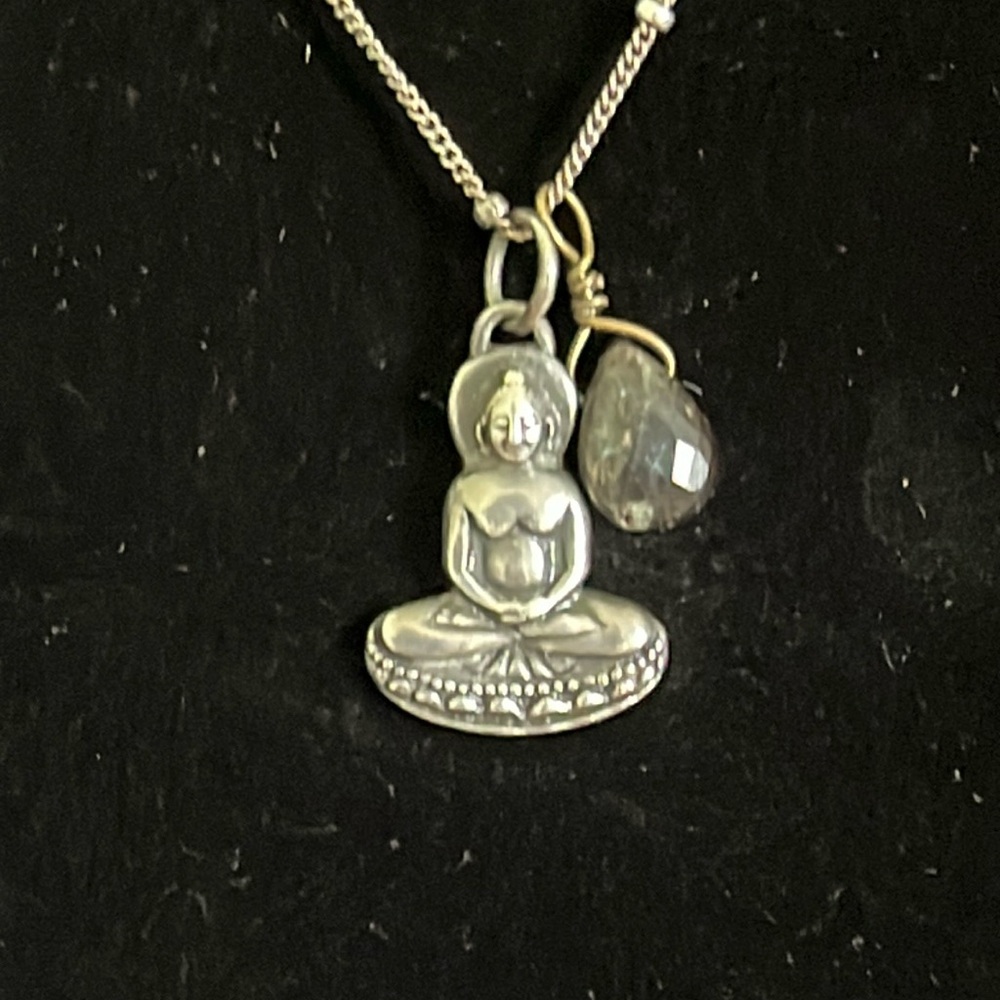 925 charm Buddha with charm